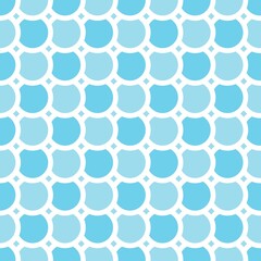 Simple pattern. Circle pattern. Seamless background. Fish scale pattern. Abstract geometric background in a marine theme. © Sudakarn