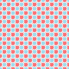 Simple pattern. Circle pattern. Seamless background. Fish scale pattern. Abstract geometric background in a marine theme. © Sudakarn