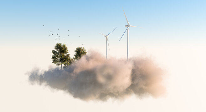 Windkraft – Energieerzeugung auf der Wolke