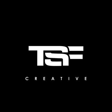 TSF Letter Initial Logo Design Template Vector Illustration