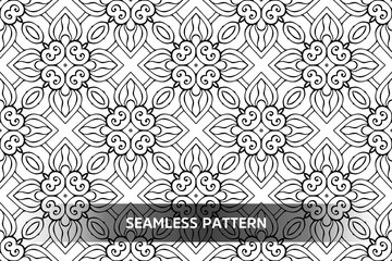 Seamless tribal texture geometric design