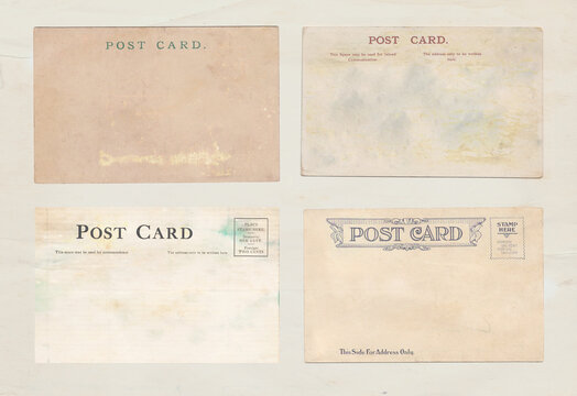 Post Cards in vintage style with place for your text. 