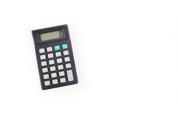 calculator isolated on white