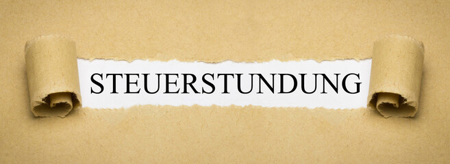 Steuerstundung