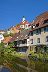 Obraz premium Historic Old Town, Horb A, Neckar, Baden Württemberg, Germany, Europe