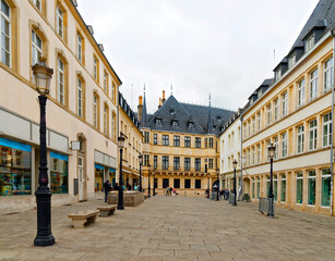 Fototapeta na wymiar Luxembourg, Palais Grand Ducal, Ducal Palace, Luxembourg City, Luxembourg
