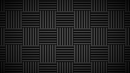 Acoustic foam tiles. Sound studio wall panels, soundproof material pattern vector background illustration