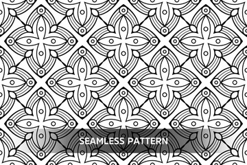 Seamless tribal texture geometric design