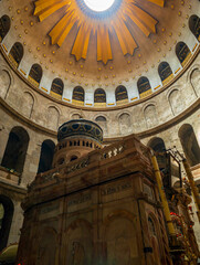 Israel, Interior View, Church Of The Holy Sepulcher, Jerusalem