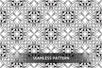 Seamless tribal texture geometric design