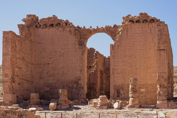 Fototapeta premium Jordan, Temple The Lions In The Rock City Petra