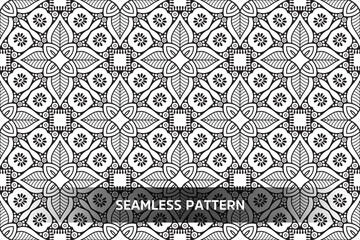 Seamless tribal texture geometric design
