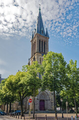 Anglise Saint Barthélemy De Mulhouse, Alsace, France