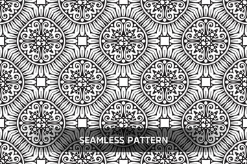 Seamless tribal texture geometric design