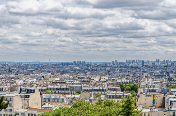 Fototapeta na wymiar View Of Paris, Ile De France, France
