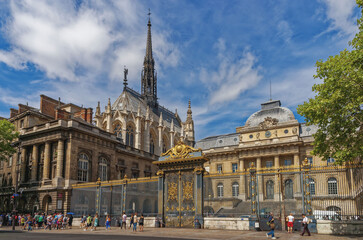 Fototapeta na wymiar Sainte Chapelle, Paris, Ile De France, France