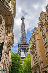 Fototapeta na wymiar Eiffel Tower, Paris, Ile De France, France