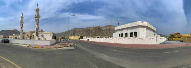 Sharja Mosque In The Center Of Khasab Musandam, Oman