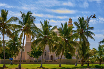 Fototapeta na wymiar Oman, Sultan Qaboos Mosque, Salalah