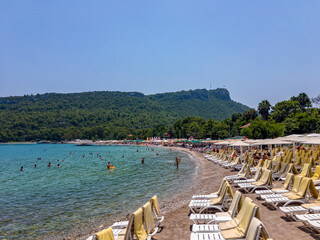Fototapeta na wymiar Beach, Kemer, Antalya, Turkey