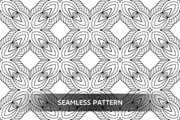 Seamless tribal texture geometric design
