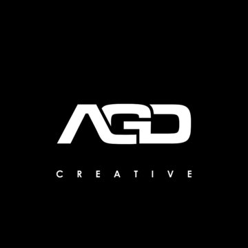 AGD Letter Initial Logo Design Template Vector Illustration
