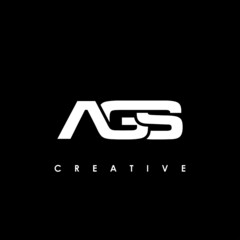 AGS Letter Initial Logo Design Template Vector Illustration