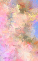 Fototapeta premium Artistic vibrant and colorful wallpaper.Brushed Painted Abstract Background. Brush stroked painting.