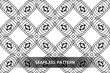 Seamless tribal texture geometric design