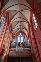 Fototapeta premium Interior Of Dom St Bartholomäus, Kaiserdom, Frankfurt Am Main, Hessen, Germany