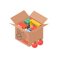 Donation Food Box Composition