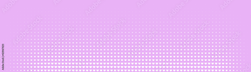 Poster halftone in abstract style. geometric retro banner vector texture. modern print. white and pink back