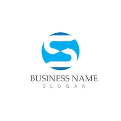 Business corporate S letter logo