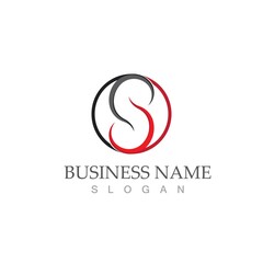 Business corporate S letter logo