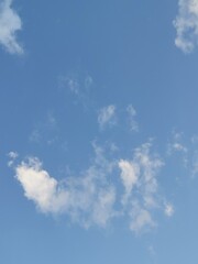 blue sky with clouds