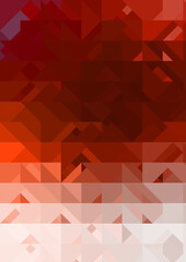 Intersecting shapes design on white background. Abstract minimalistic wallpaper. Colorful geometric template.