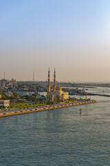 Obraz premium Mosque In Suez, Suez Canal, Egypt