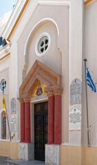 The Episcopal Church Entrance Of Kos, Greece, Europe