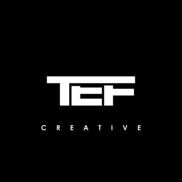 TEF Letter Initial Logo Design Template Vector Illustration