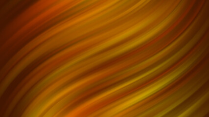 Twisted vibrant iridescent blurred gradient of orange and yellow colors with smooth movement of the gradient in the frame with copy space. Abstract wallpaper background concept