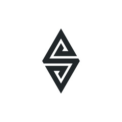 Abstract logo motion - geometric shape futuristic illustration liquid element geometry technology tech flux twist warp fantasy