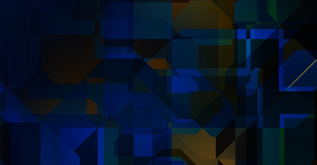 Fototapeta premium Trendy geometric abstract background in minimalistic flat style with dynamic composition.