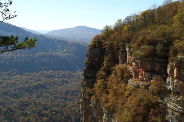 An image of a mountain rock. Guam Range.