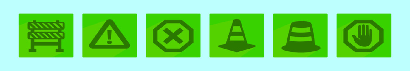 set of road traffic cartoon icon design template with various models. vector illustration isolated on blue background