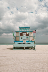 lifeguard hut on the beach