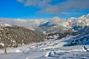 Courchevel 1850 Three Valleys Ski Resort French Alps France