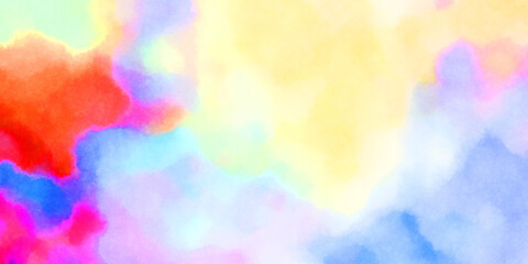 Watercolor painted background. Abstract Illustration wallpaper. Brush stroked painting. 2D Illustration.