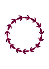 Frames of stylized leaves on a white background. A4 format, vertical illustration.