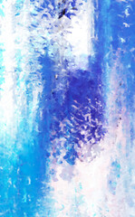 Fototapeta premium Modern art. Colorful contemporary artwork. Color strokes of paint. Brushstrokes on abstract background. Brush painting. Unique wall art.