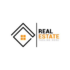 Home real estate logo icon vector.